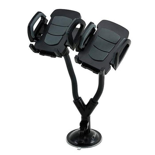 Heavy Duty Dual Car Mount with Flexible Gooseneck Holder