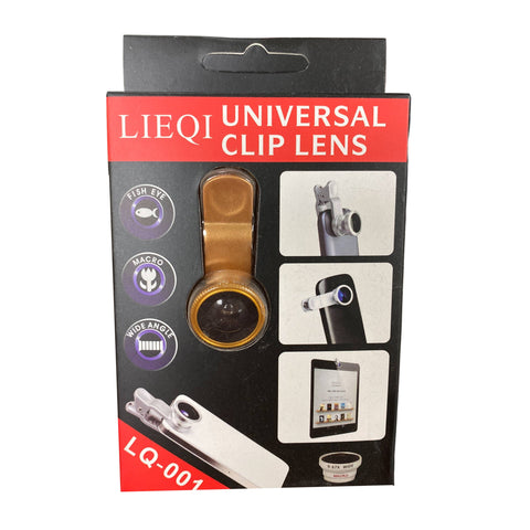 Universal Clip-On 3-In-1 Camera Lens