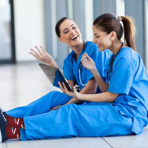 THERA RX HEALTHCARE INSPIRED SOCKS - 6 ASST STYLES