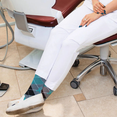 Ovarian Cancer Awareness Compression Socks - 3 ASST STYLES