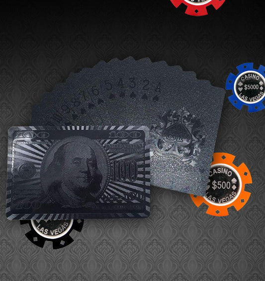 Luxurious Gold and Diamond Playing Cards