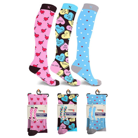 Love Compression Socks - 3 ASST STYLES