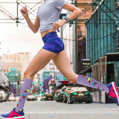 SWEET TOOTH KNEE-HIGH COMPRESSION SOCKS - 3 ASST STYLES