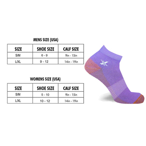 COPPER-INFUSED ANKLE SOCKS (3-PAIRS PACKED TOGETHER)