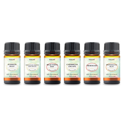 ISLAND GETAWAY ESSENTIAL OILS (6 OILS IN A GIFT SET)