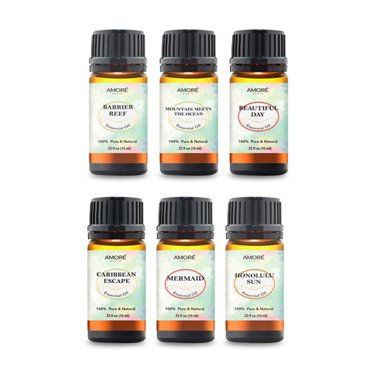 ISLAND GETAWAY ESSENTIAL OILS (6 OILS IN A GIFT SET)