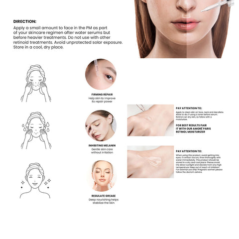 Retinol Serum for Face with Hyaluronic Acid