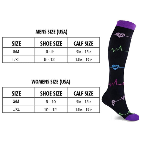24-PAIRS COMPRESSION SOCKS WITH FREE DISPLAY
