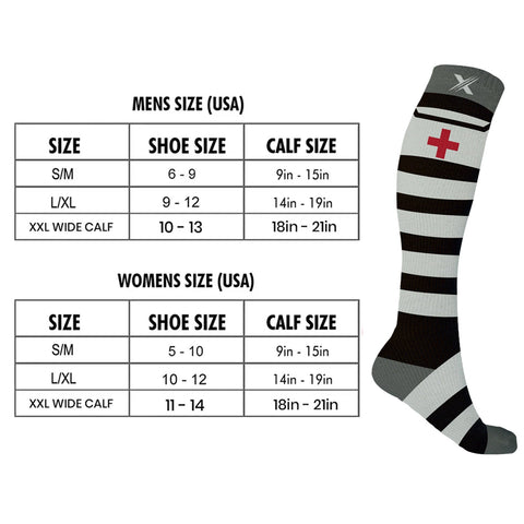 MEDICINE 101 COMPRESSION SOCKS - 3 ASST STYLES