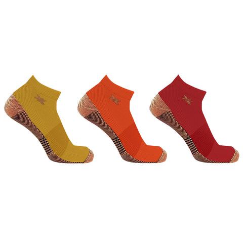 48-PAIRS ANKLE COMPRESSION SOCKS WITH FREE DISPLAY