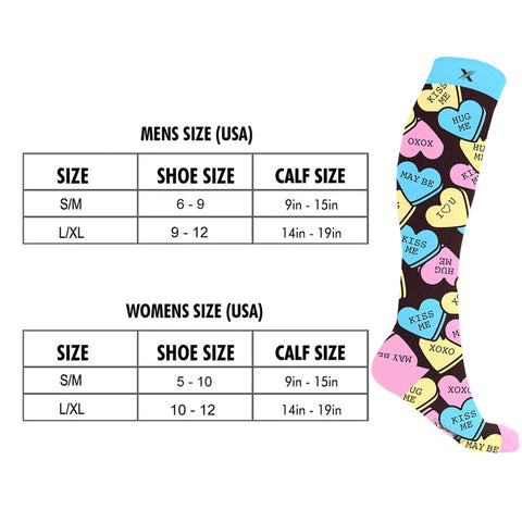 Love Compression Socks - 3 ASST STYLES