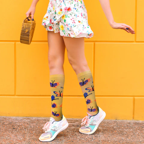 Nature Knee High Compression Socks - 3 ASST STYLES