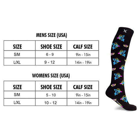 24-PAIRS COMPRESSION SOCKS WITH FREE DISPLAY