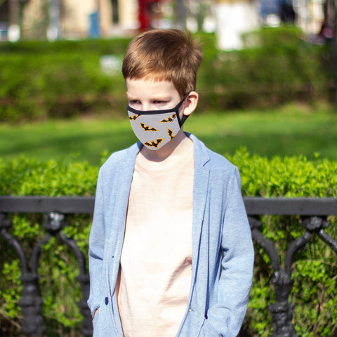 Kid's Halloween Themed Dual-Layer Reusable Face Masks
