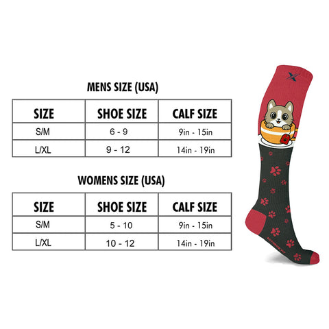24-PAIRS COMPRESSION SOCKS WITH FREE DISPLAY