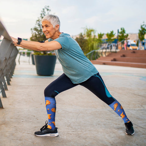 Food Lovers Paradise Pain Relief  Compression Socks - 3 ASST STYLES
