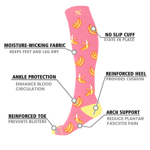 48-PAIRS COMPRESSION SOCKS WITH FREE DISPLAY