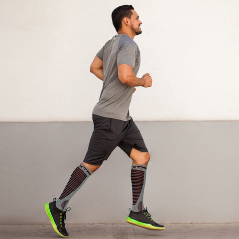 COPPER-INFUSED TARGETED COMPRESSION SOCKS - 6 ASST COLORS