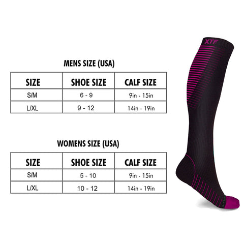 COPPER-INFUSED COMPRESSION SOCKS - 6 ASST COLORS