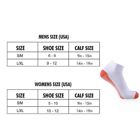 COPPER-INFUSED ANKLE SOCKS (3-PAIRS PACKED TOGETHER)(ASSORTED COLORS)