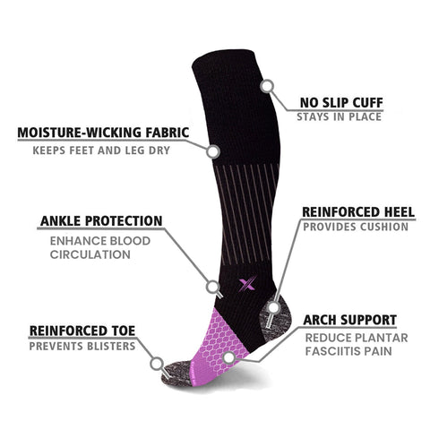 Travel Socks - Purple