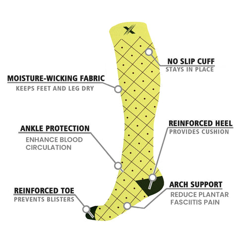 mmV1 PINEAPPLE SQUAD Compression Socks