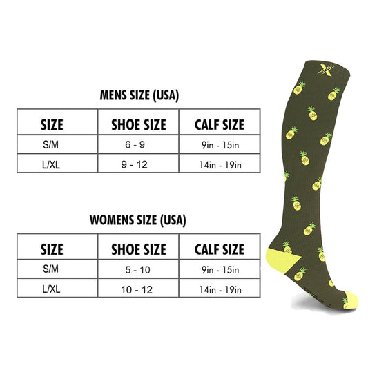 mmV1 PINEAPPLE SQUAD Compression Socks