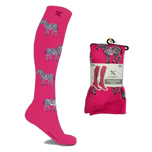 ZEBRA COMPRESSION SOCKS
