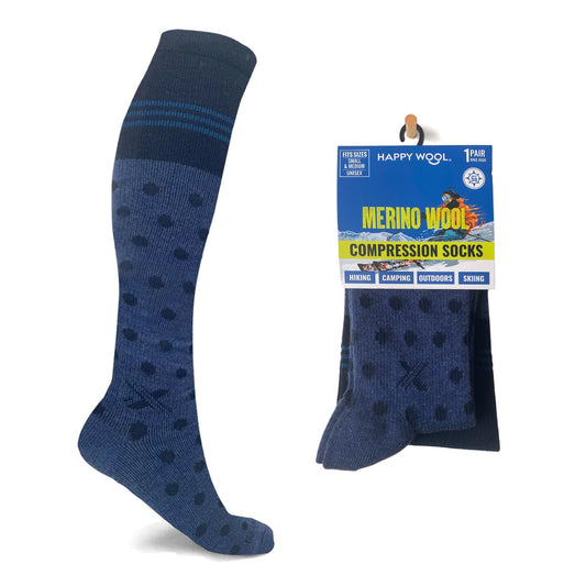 MERINO WOOL COMPRESSION BOOT SOCKS
