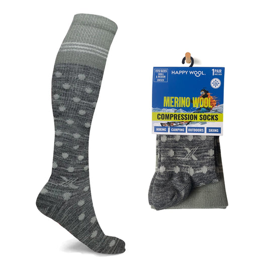 MERINO WOOL COMPRESSION BOOT SOCKS