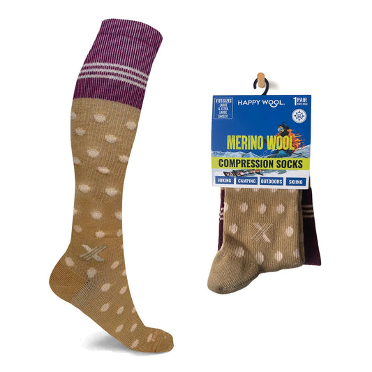 MERINO WOOL COMPRESSION BOOT SOCKS