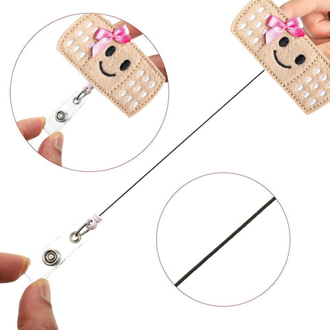 Retractable Badge Holder Clips for Professionals - BAND-AID