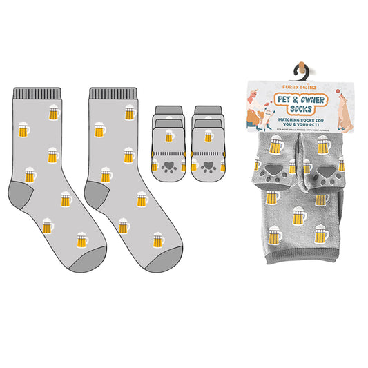 Pet & Owner Socks - Beer