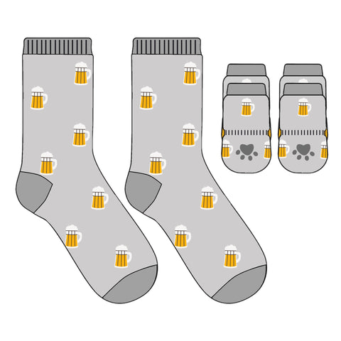 Pet & Owner Socks - Beer