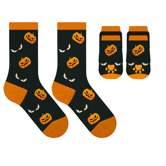 Pet & Owner Socks - Pumpkin