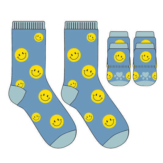 Pet & Owner Socks - Smiley