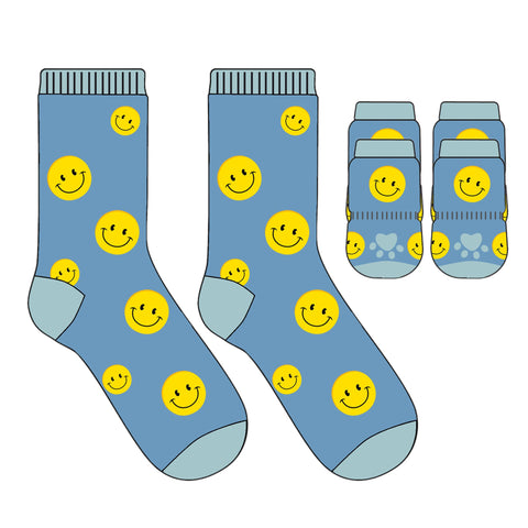 Pet & Owner Socks - Smiley