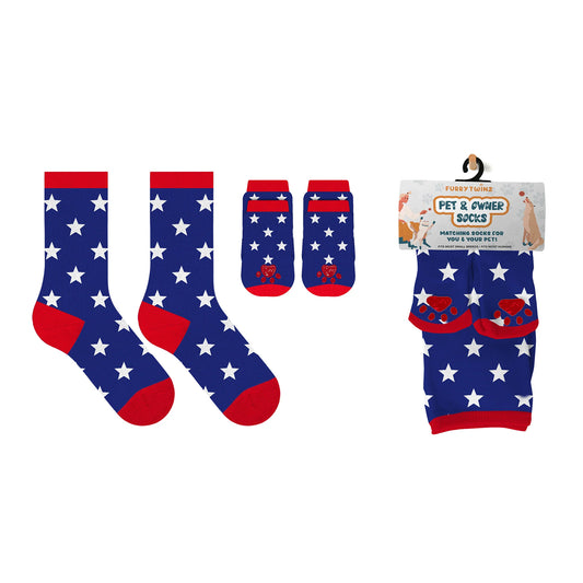 Pet & Owner Socks - Stars