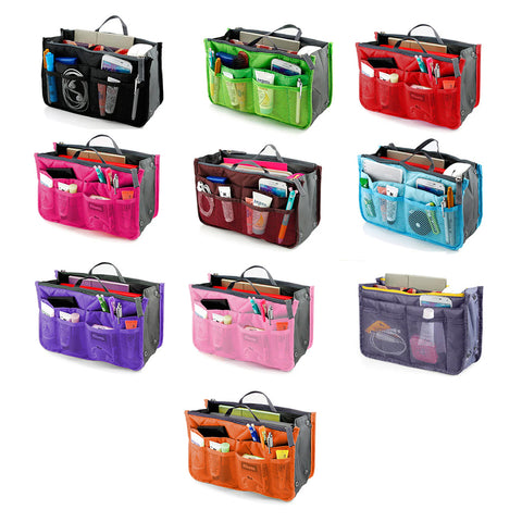 Travel Tote Handbag/Purse Insert Cosmetic Organizer