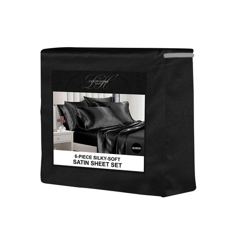 Silky-Soft Satin Sheet Set (4-Piece)