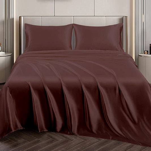 Silky-Soft Satin Sheet Set (4-Piece)