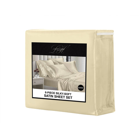 Silky-Soft Satin Sheet Set (4-Piece)