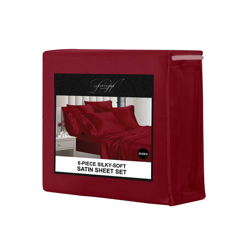 Silky-Soft Satin Sheet Set (4-Piece)