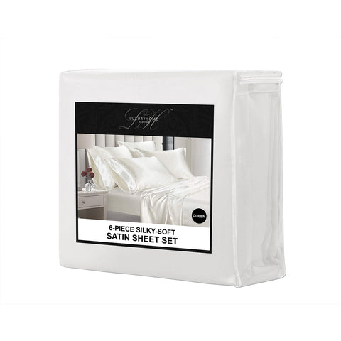 Silky-Soft Satin Sheet Set (4-Piece)