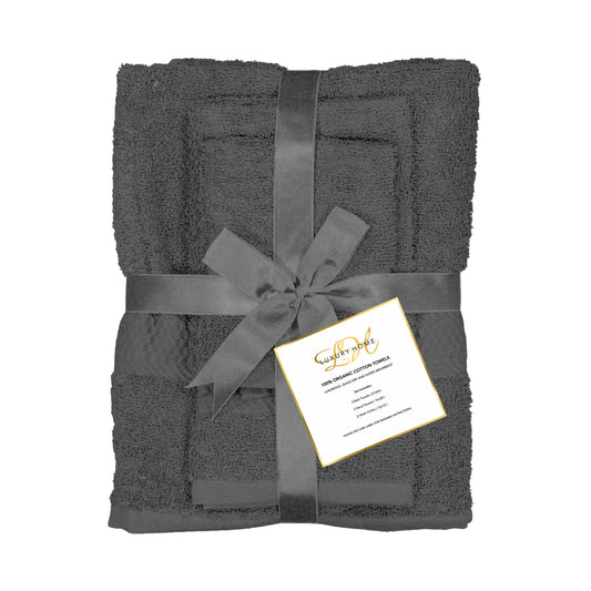 8-Piece: 100% Cotton Bath Towel Set