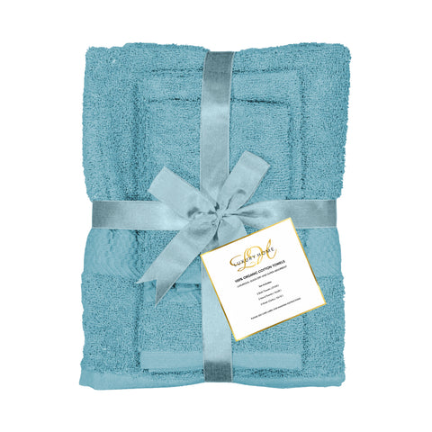 8-Piece: 100% Cotton Bath Towel Set