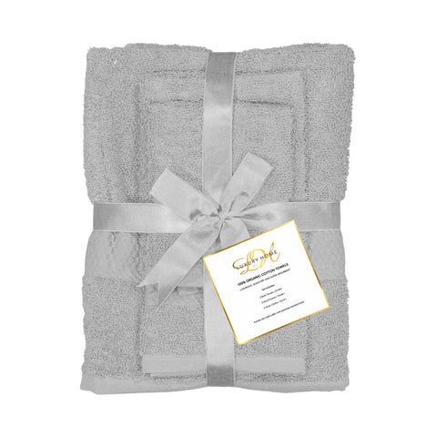 8-Piece: 100% Cotton Bath Towel Set