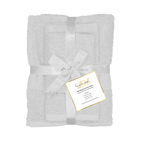 8-Piece: 100% Cotton Bath Towel Set