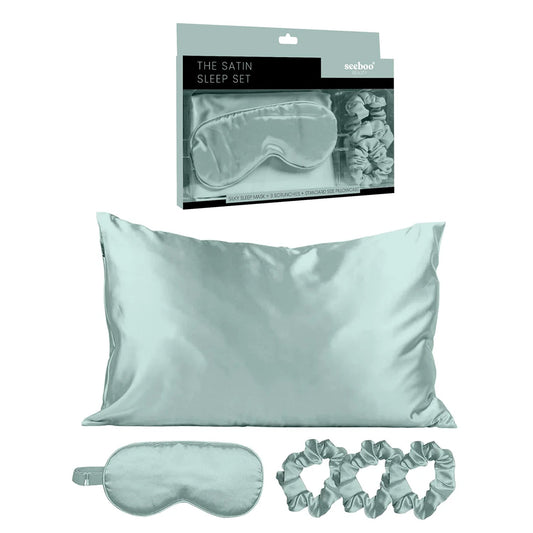 SATIN SELF CARE SLEEP SET