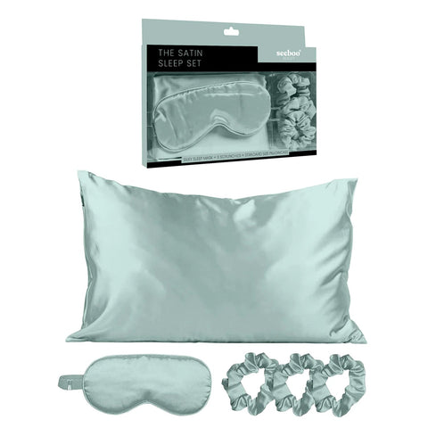 SATIN SELF CARE SLEEP SET